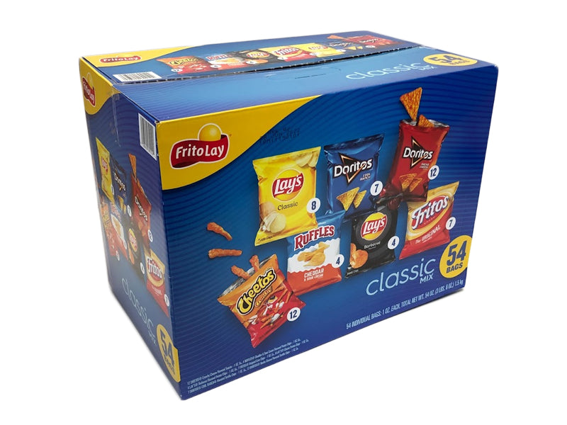 Frito Lay Classic Mix, 1 oz, Variety Pack, 54-count